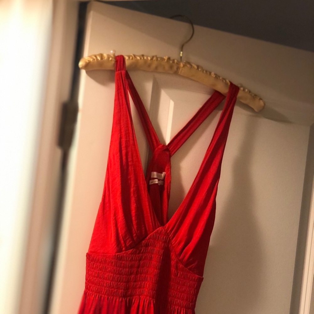 Urban outfitters red maxi dress